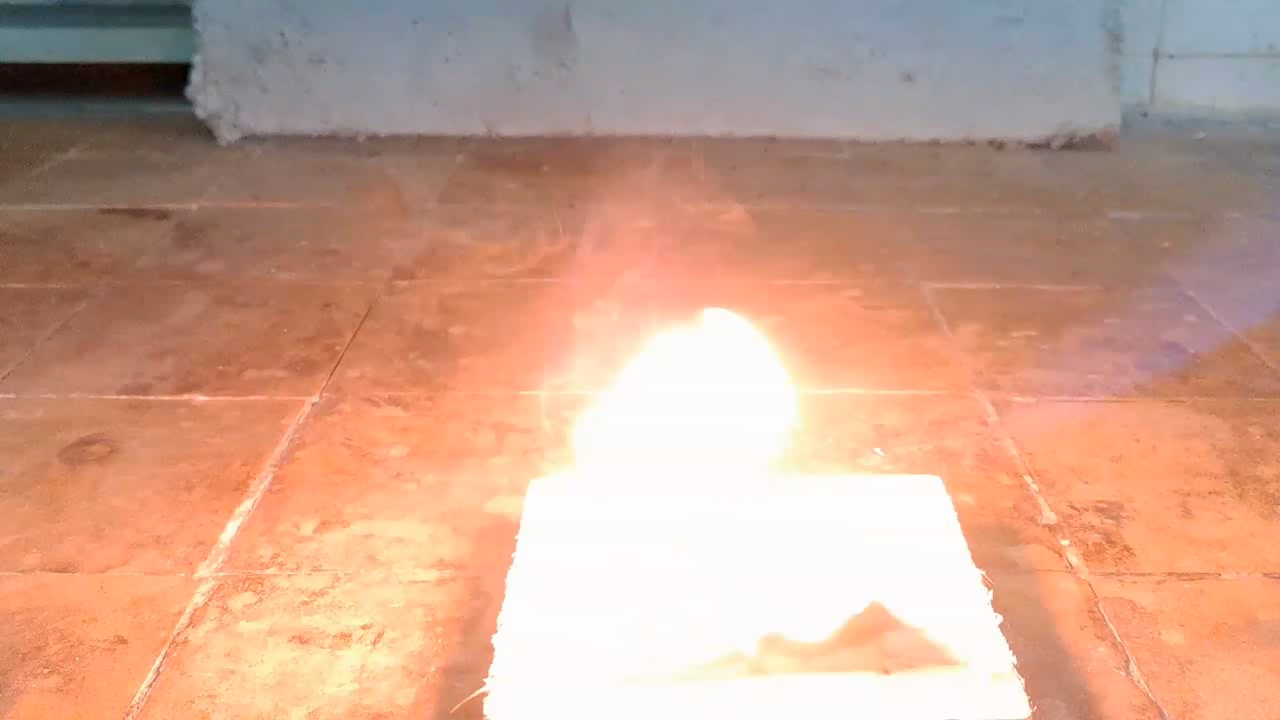 Benzoyl Peroxide and Fire