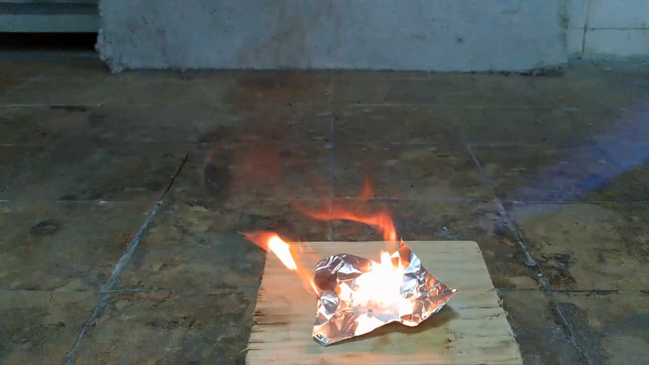 Benzoyl Peroxide and Fire