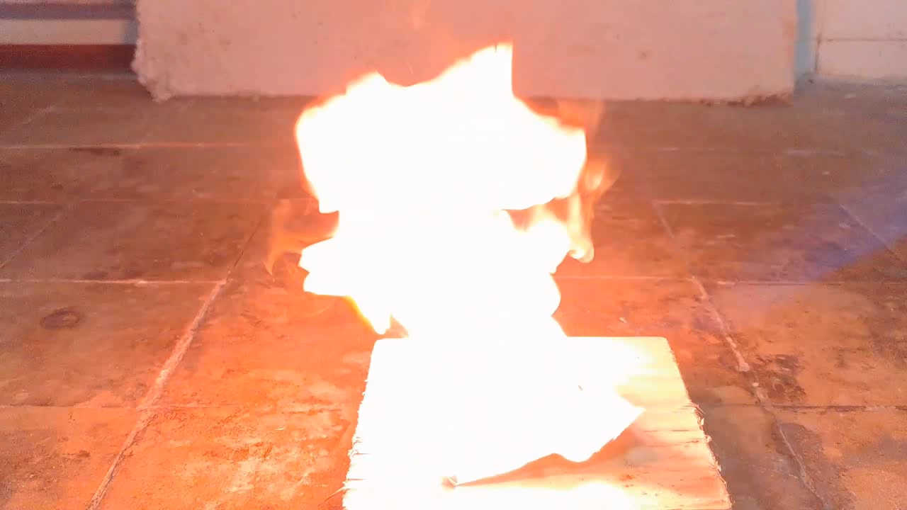 Benzoyl Peroxide and Fire