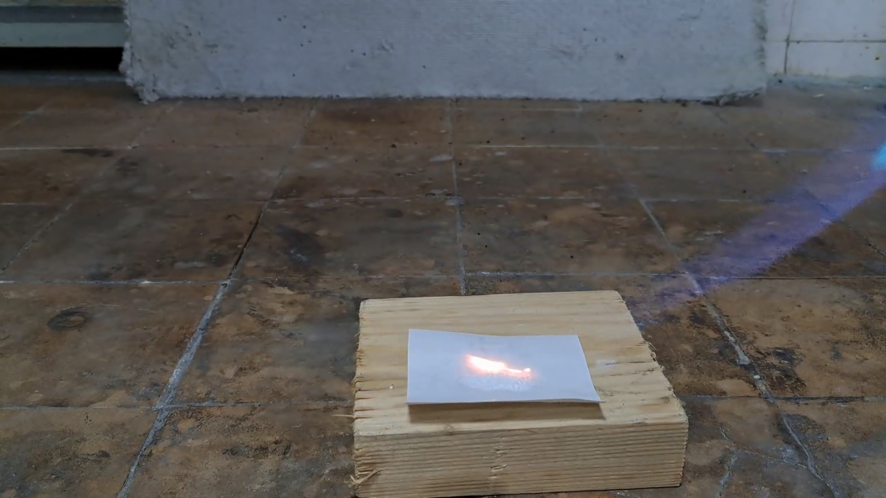 Benzoyl Peroxide and Fire
