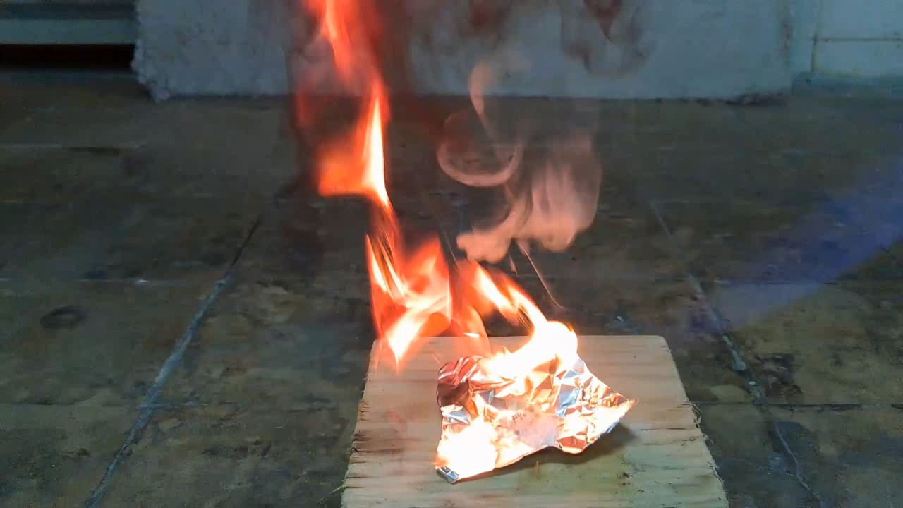 Benzoyl Peroxide and Fire