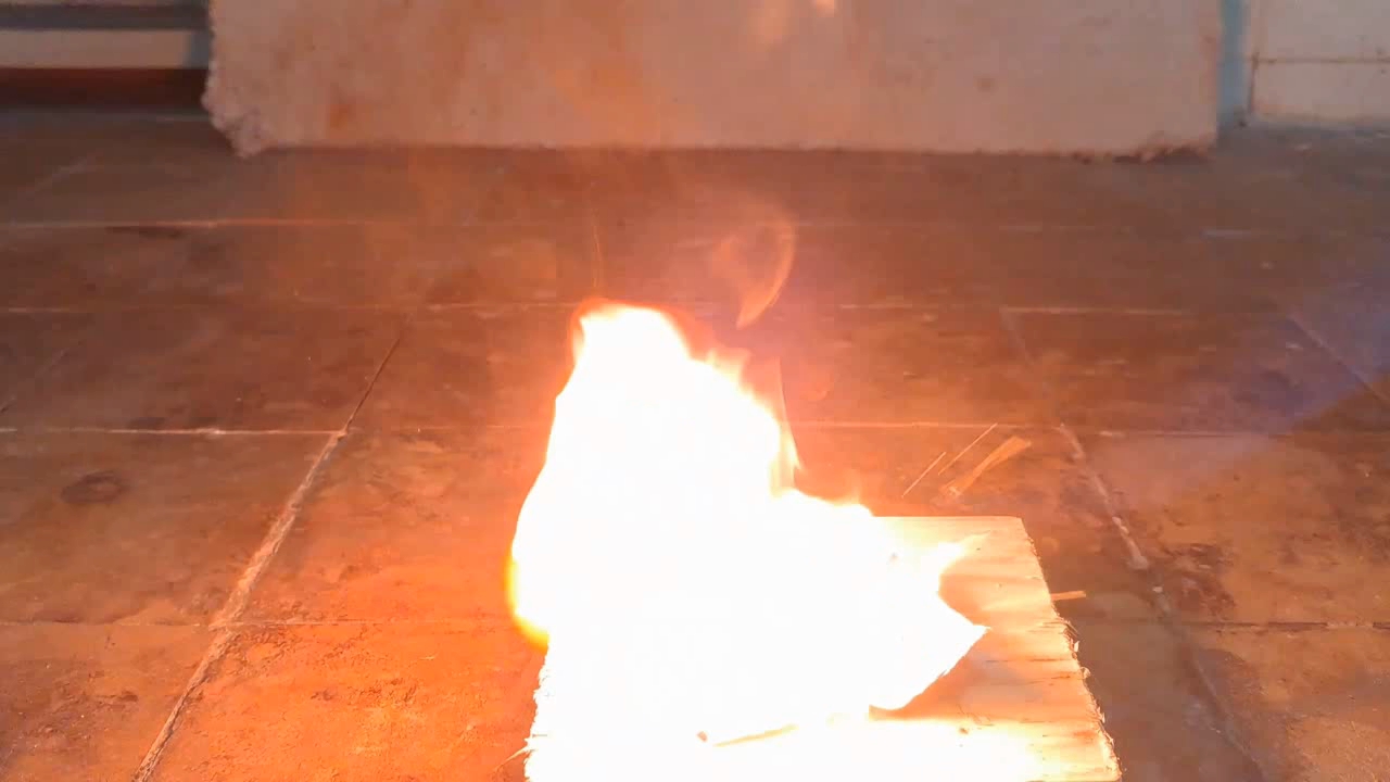 Benzoyl Peroxide and Fire