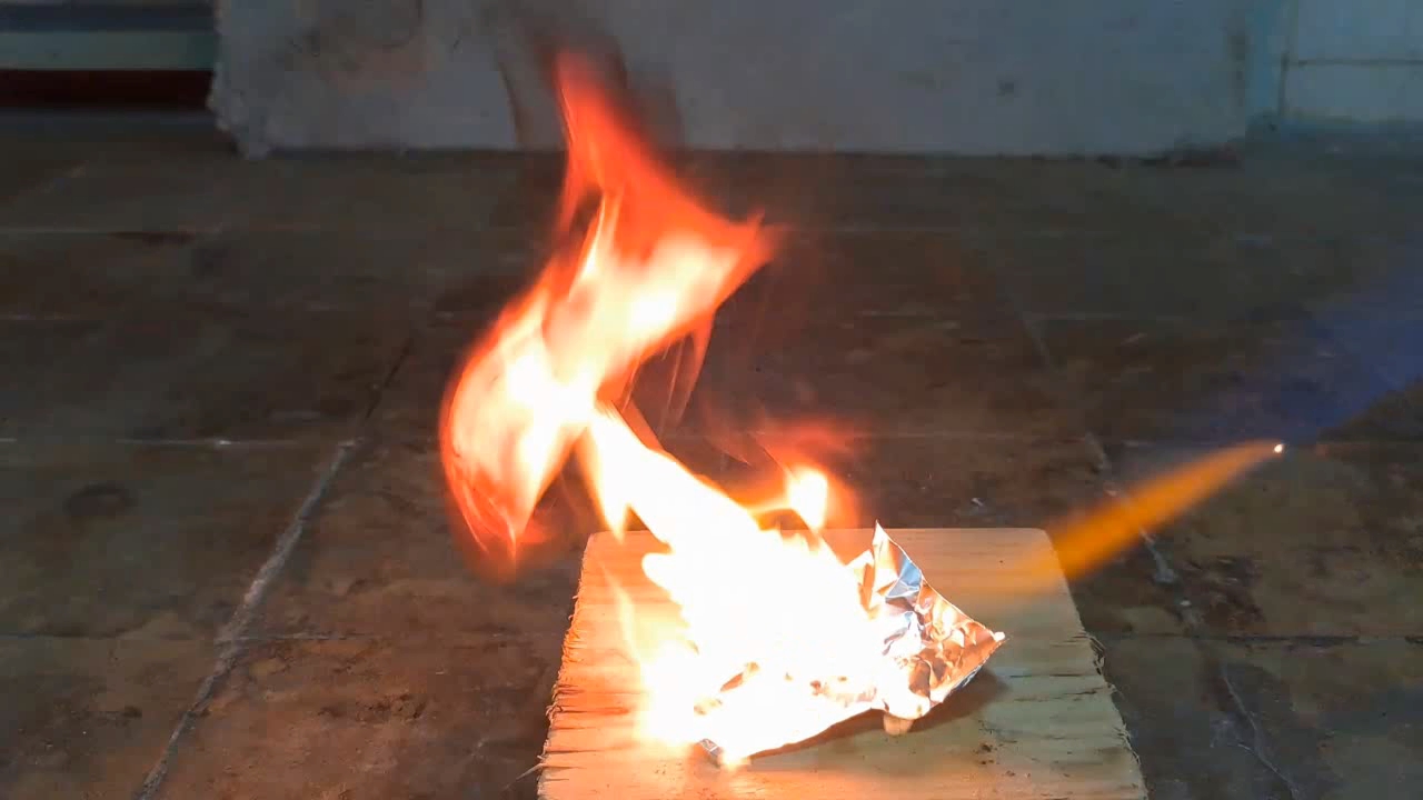 Benzoyl Peroxide and Fire