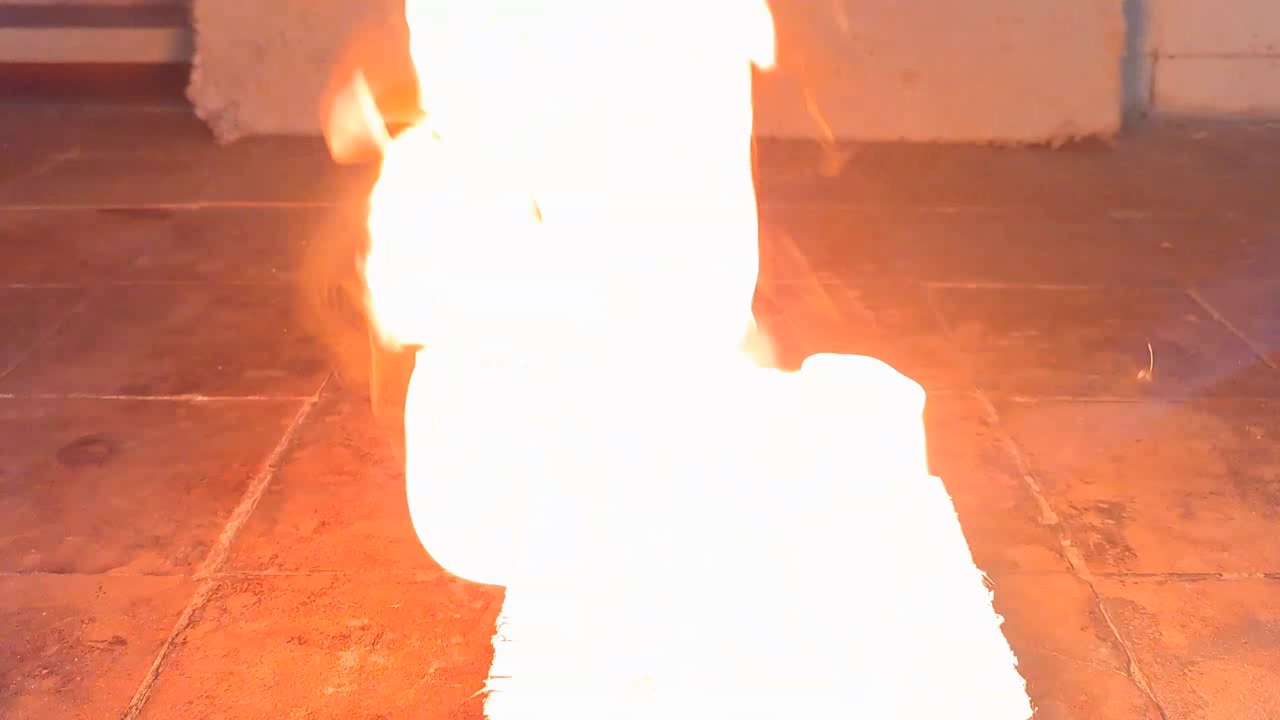 Benzoyl Peroxide and Fire