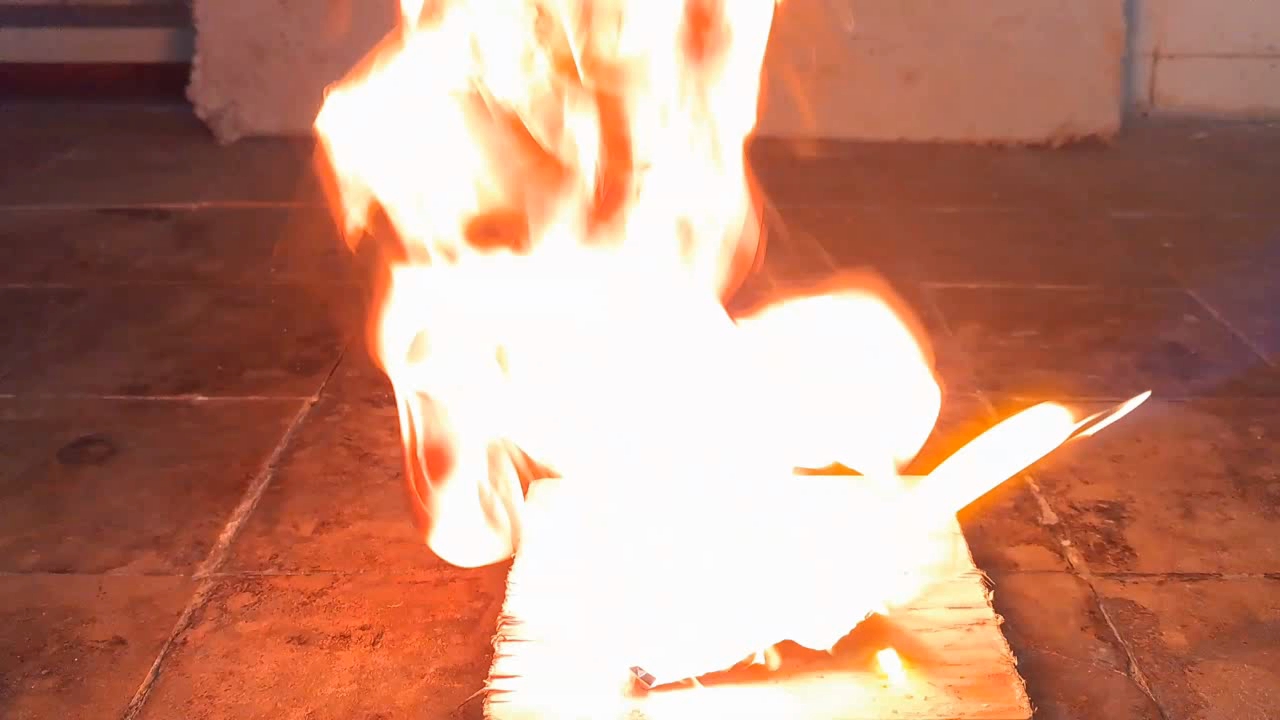 Benzoyl Peroxide and Fire