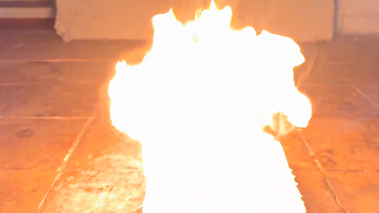 Benzoyl Peroxide and Fire