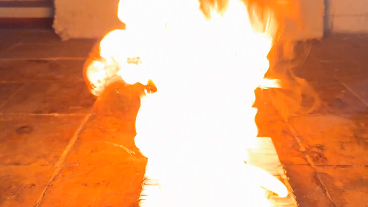 Benzoyl Peroxide and Fire