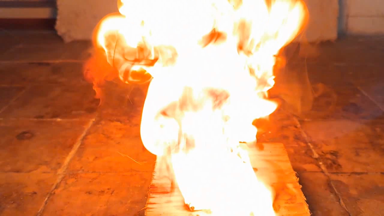 Benzoyl Peroxide and Fire