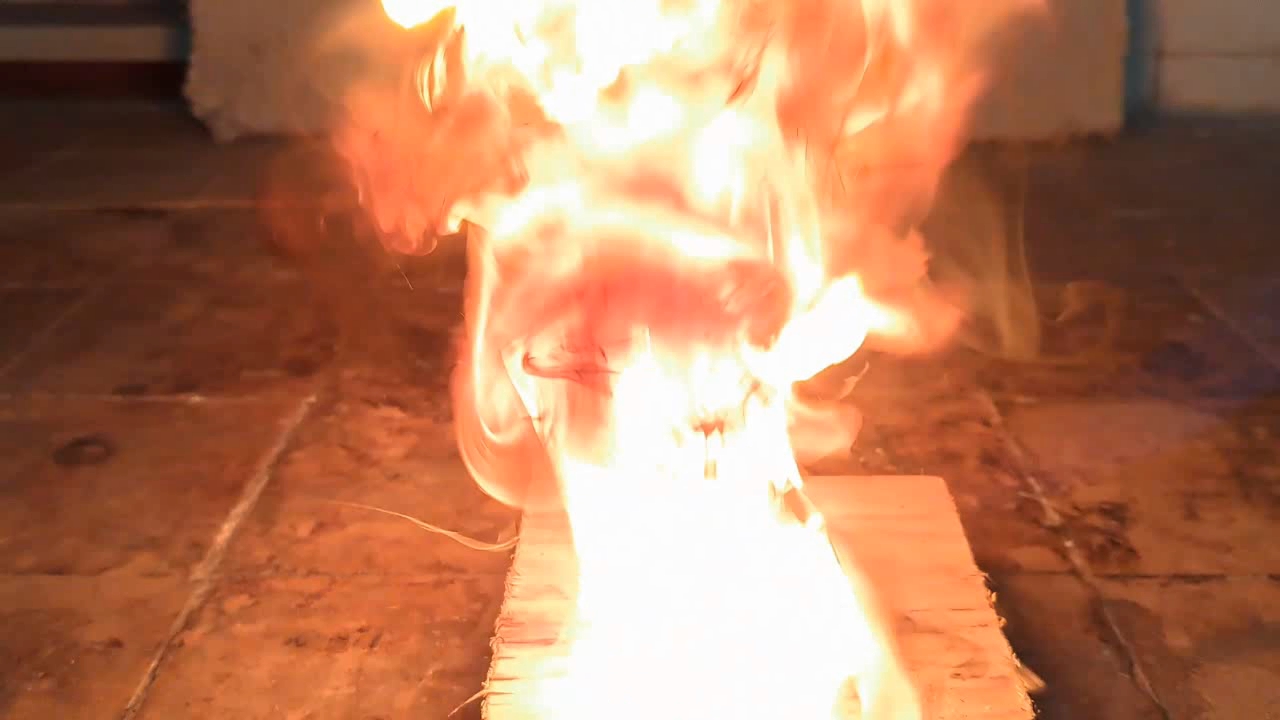 Benzoyl Peroxide and Fire