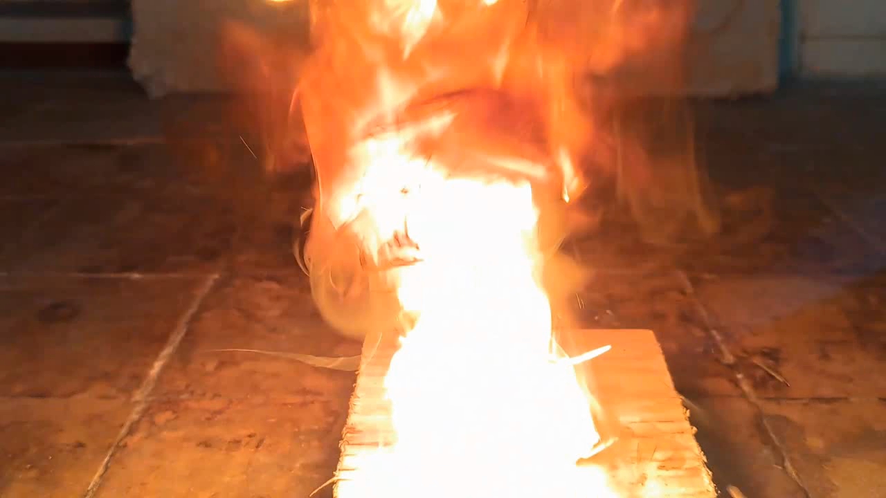 Benzoyl Peroxide and Fire