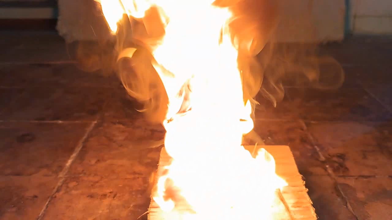 Benzoyl Peroxide and Fire