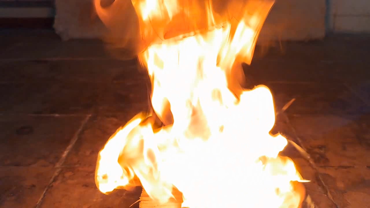 Benzoyl Peroxide and Fire