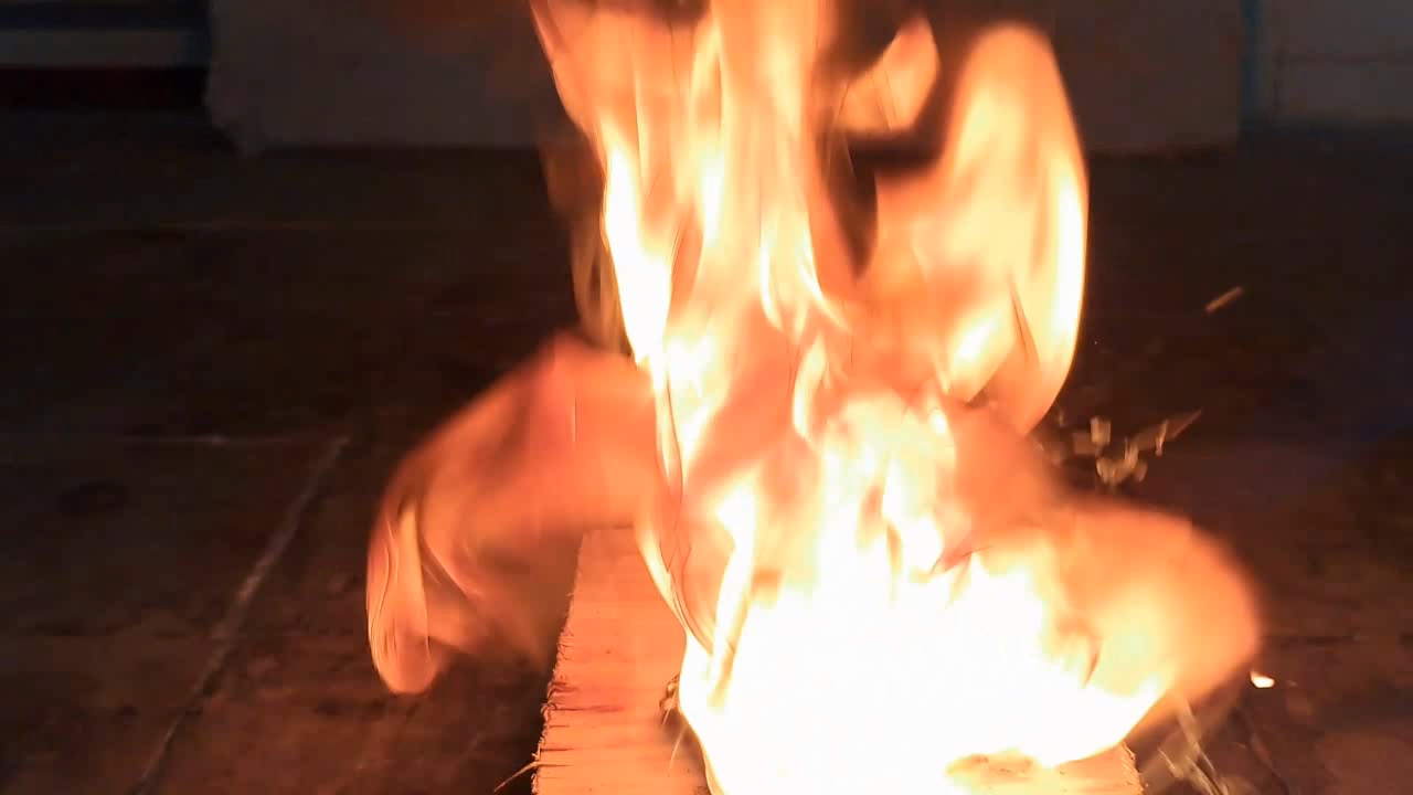 Benzoyl Peroxide and Fire