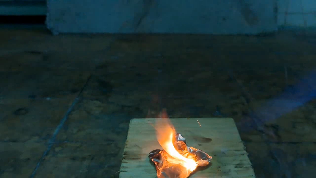 Benzoyl Peroxide and Fire