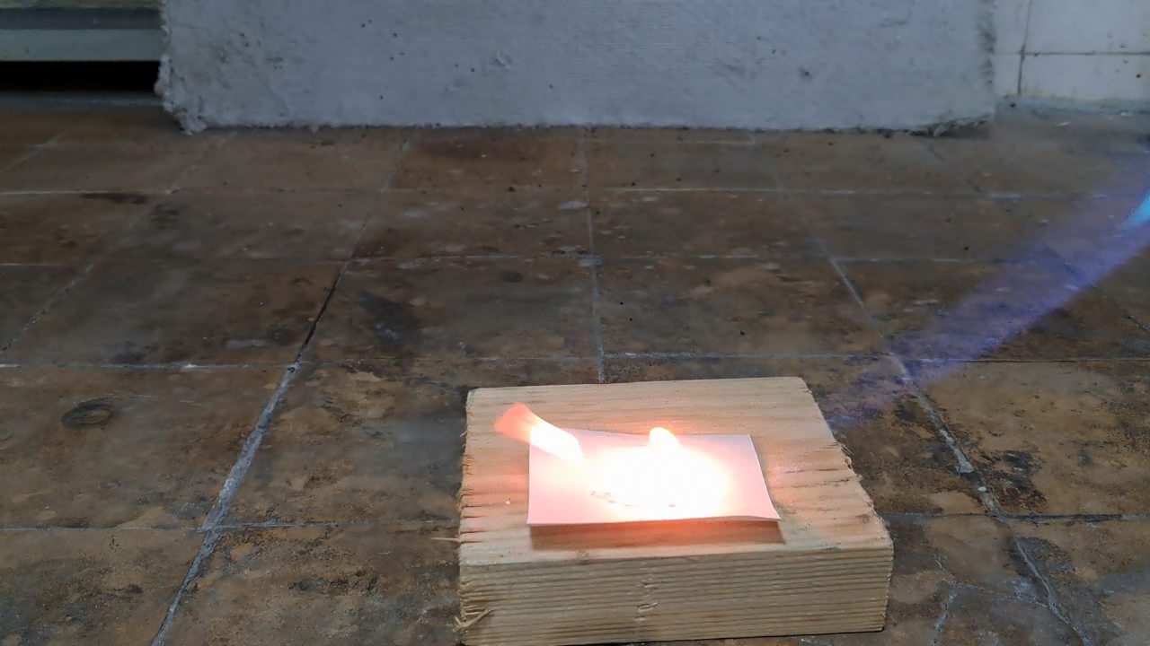 Benzoyl Peroxide and Fire