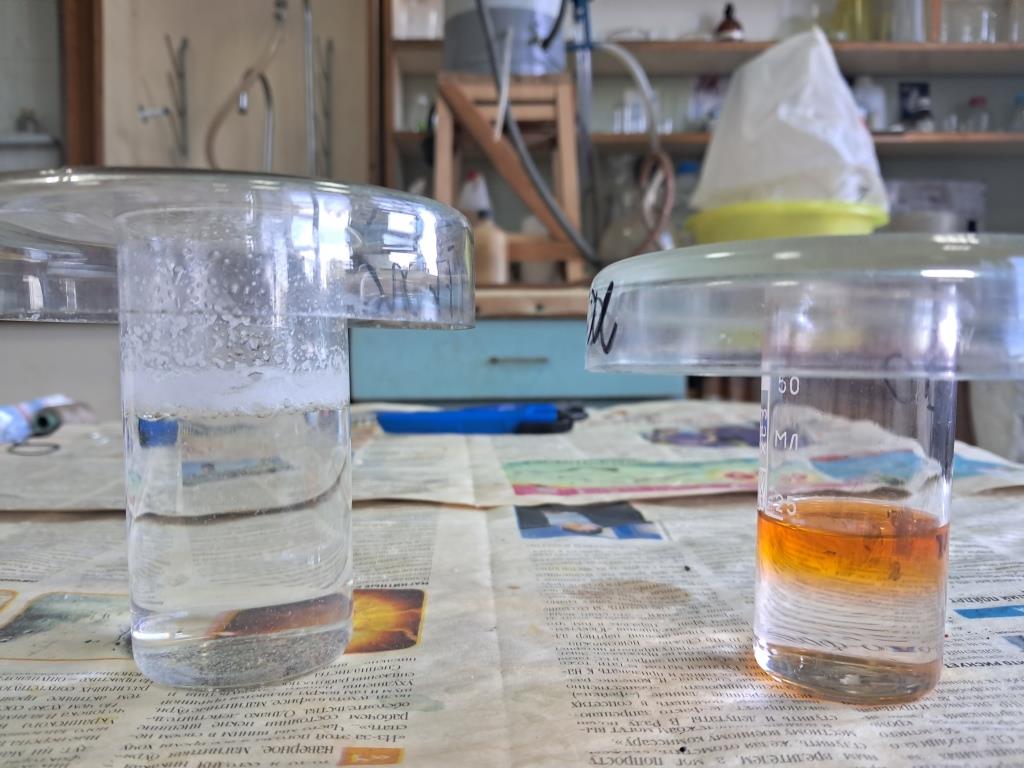 Experiments with Fake (Diluted) Acetone