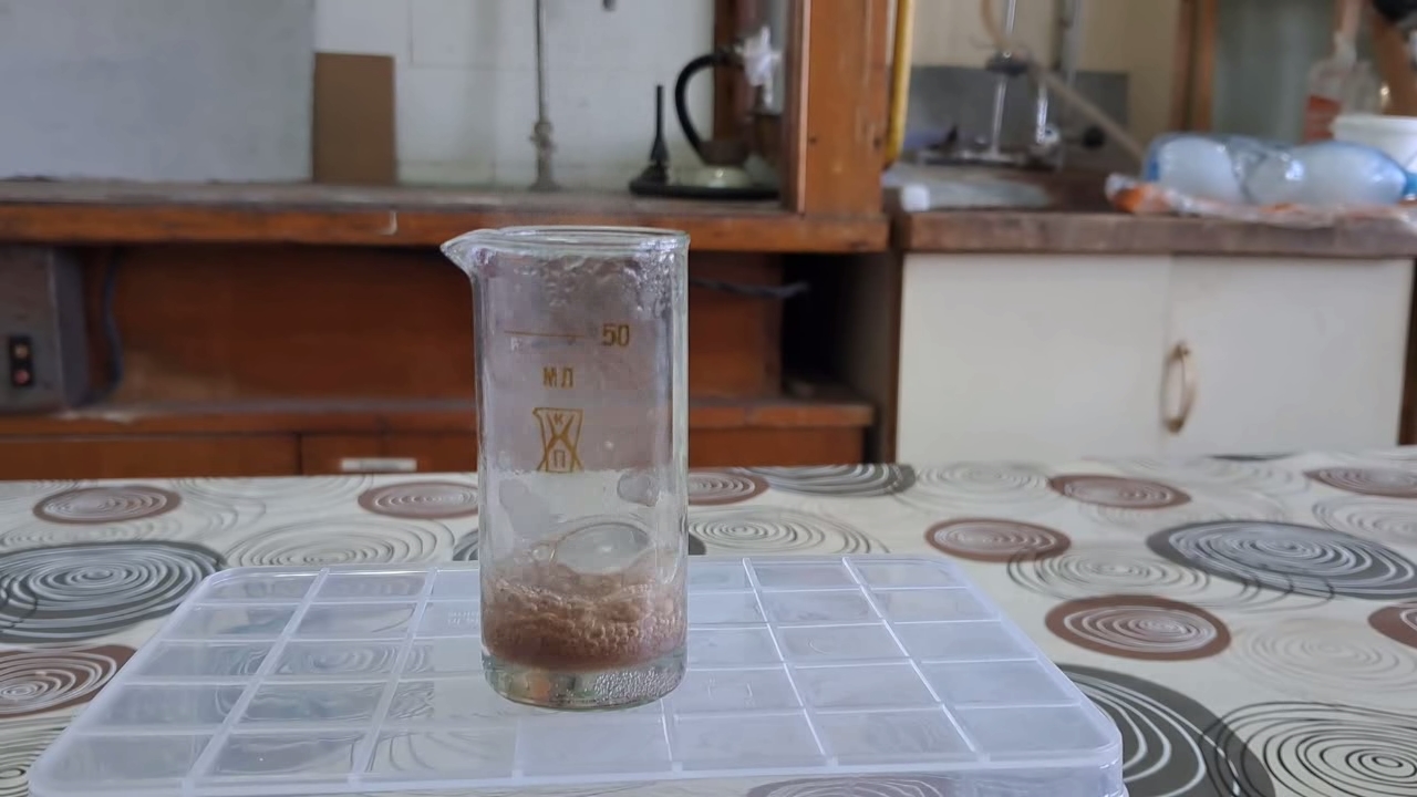 Hydrogen peroxide and potassium permanganate