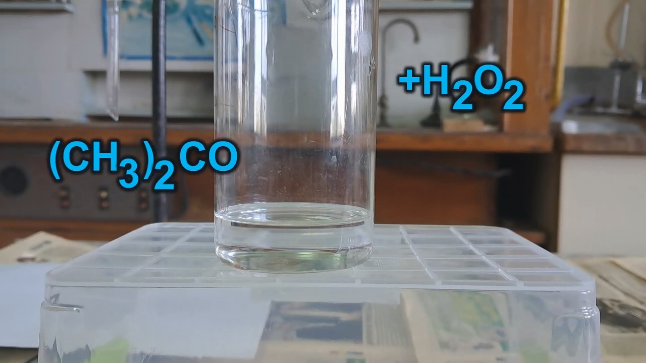 Synthesis of Acetone Peroxide Using Acetone Diluted with Unknown Solvent