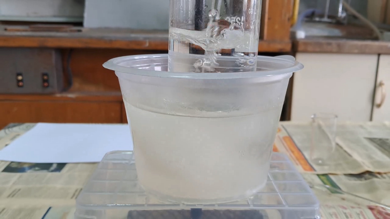 Synthesis of Acetone Peroxide Using Sulfuric Acid and Acetone Diluted with Unknown Solvent