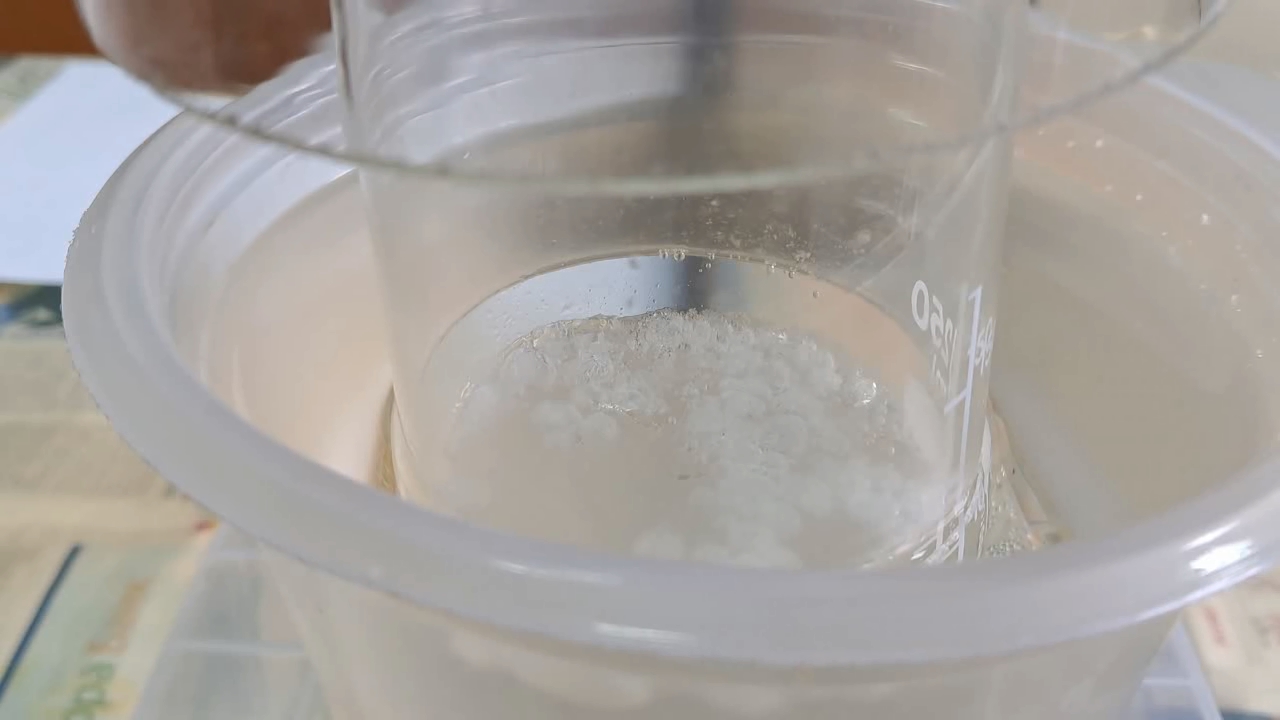 Synthesis of Acetone Peroxide Using Sulfuric Acid and Acetone Diluted with Unknown Solvent