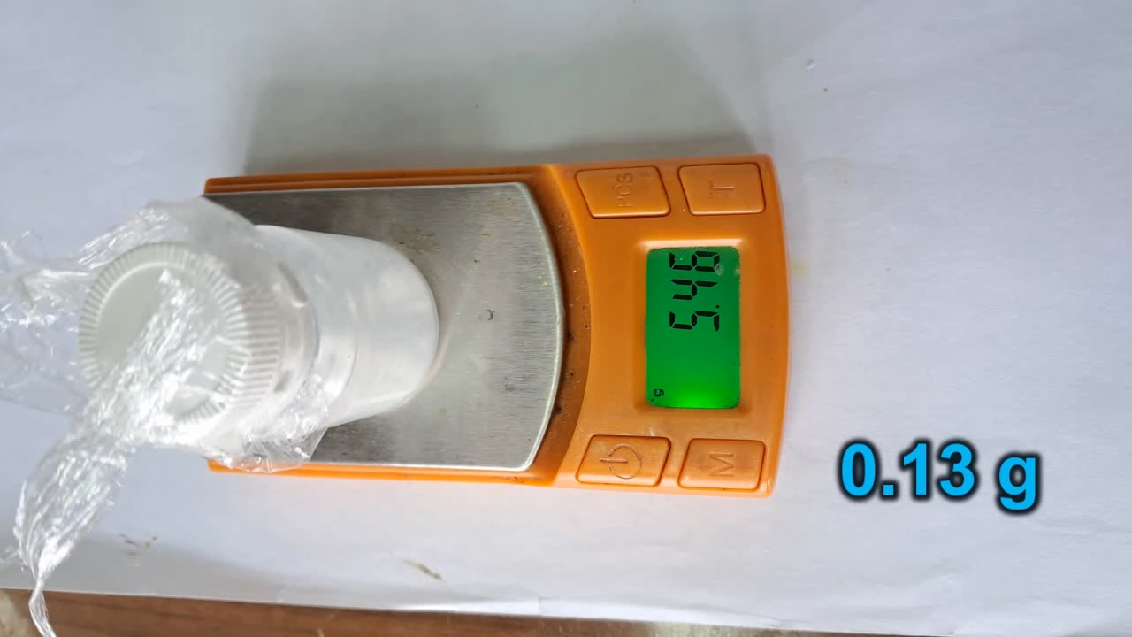 Synthesis of Acetone Peroxide Using Sulfuric Acid and Acetone Diluted with Unknown Solvent