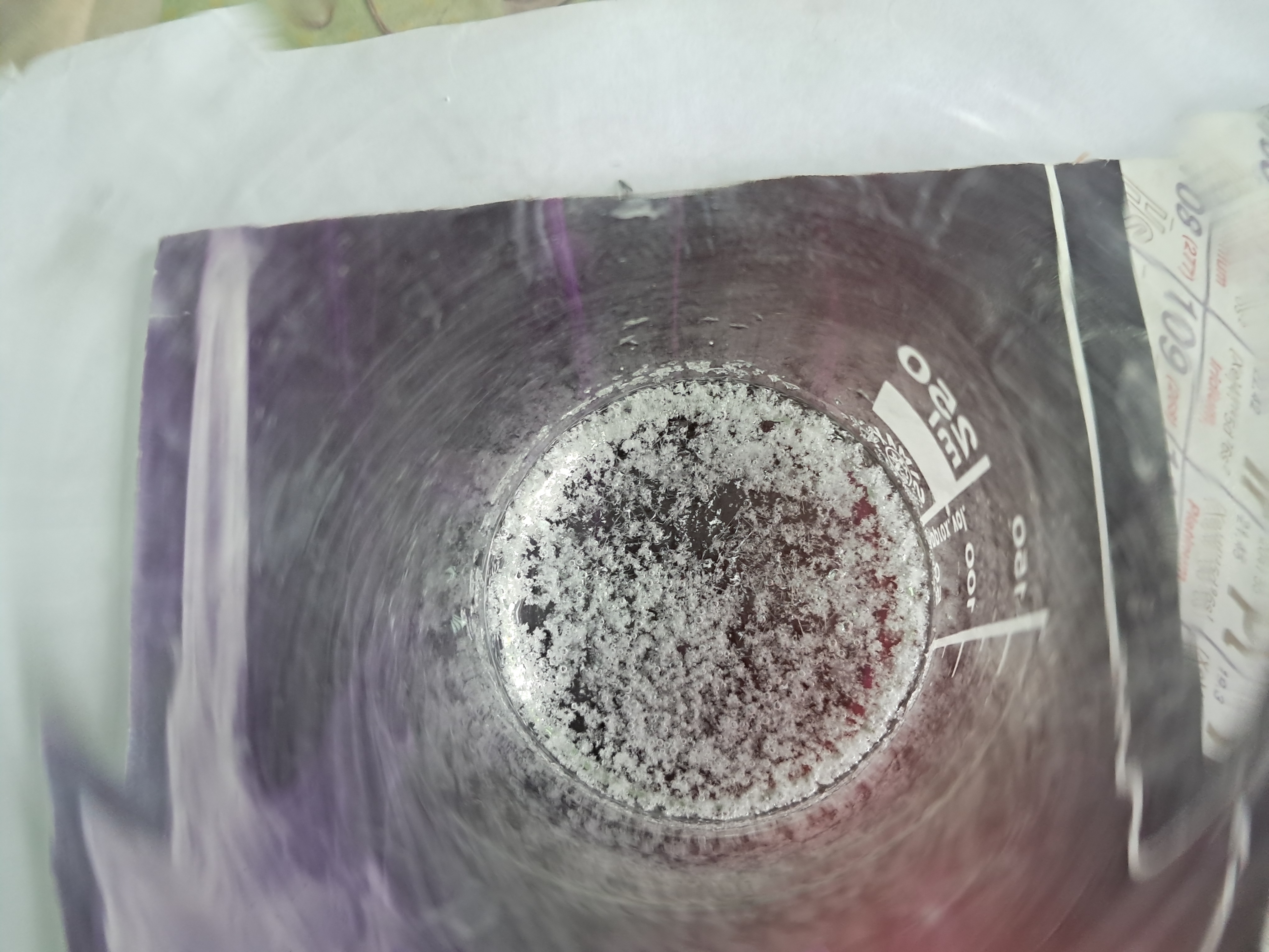 Synthesis of Acetone Peroxide Using Sulfuric Acid and Acetone Diluted with Unknown Solvent
