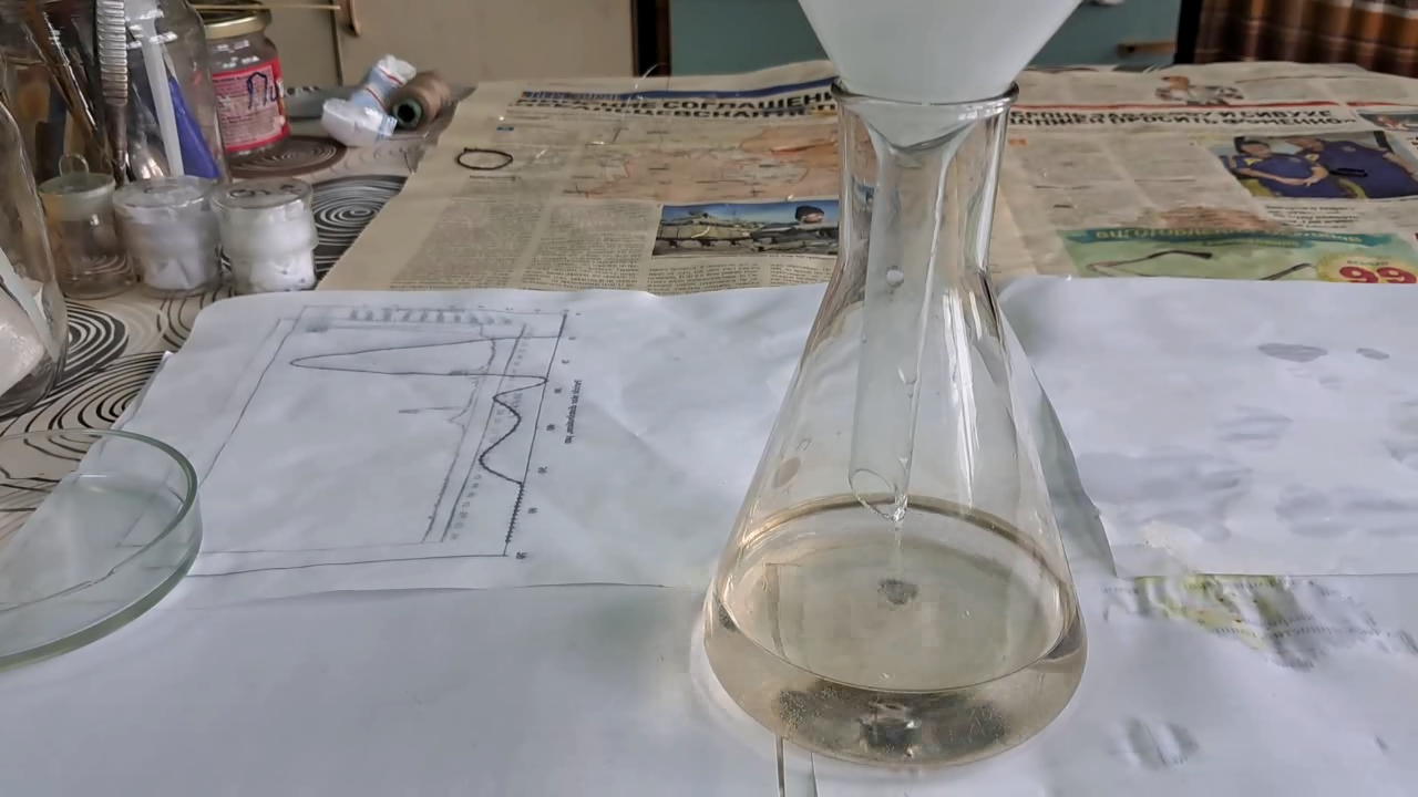 Synthesis of Acetone Peroxide Using Sulfuric Acid and Acetone Diluted with Unknown Solvent