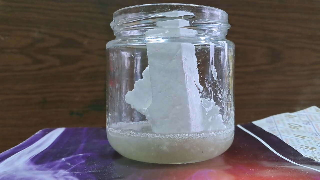 Dissolving Polystyrene Foam in Low-Quality Acetone