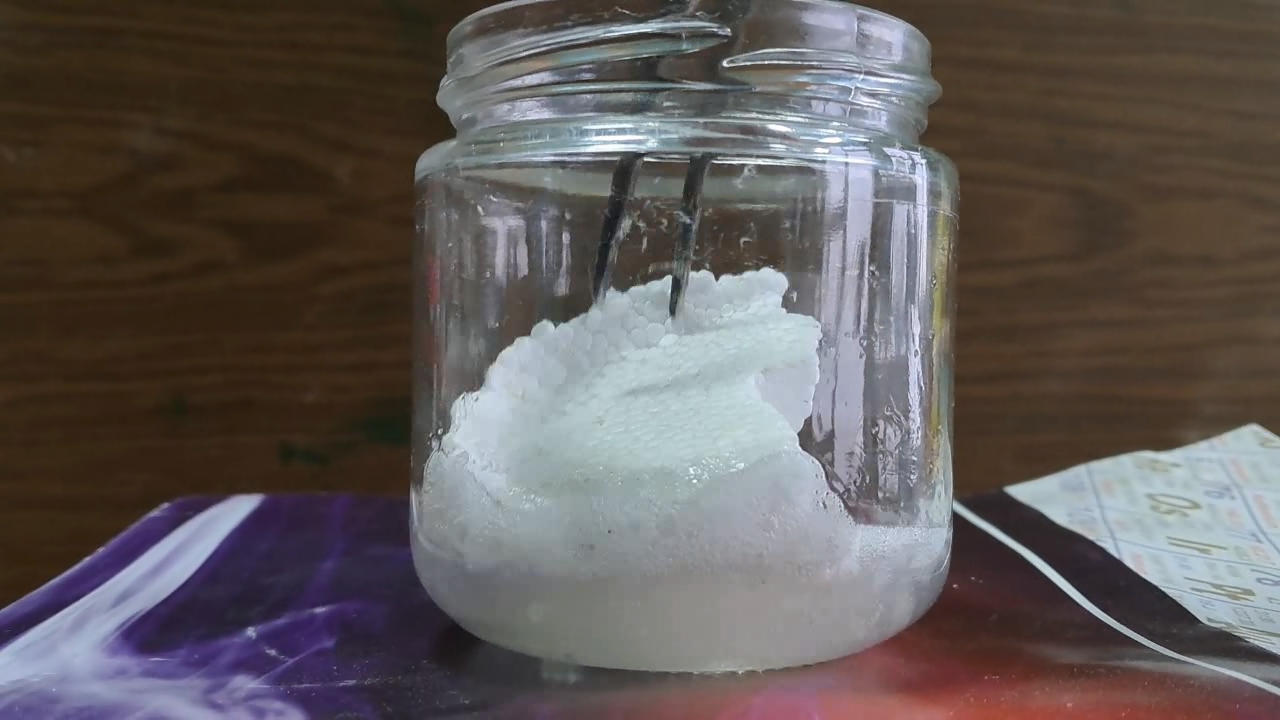 Dissolving Polystyrene Foam in Low-Quality Acetone
