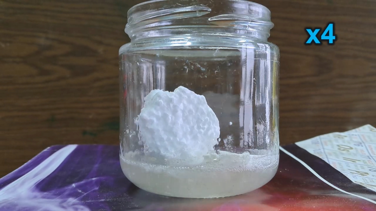 Dissolving Polystyrene Foam in Low-Quality Acetone