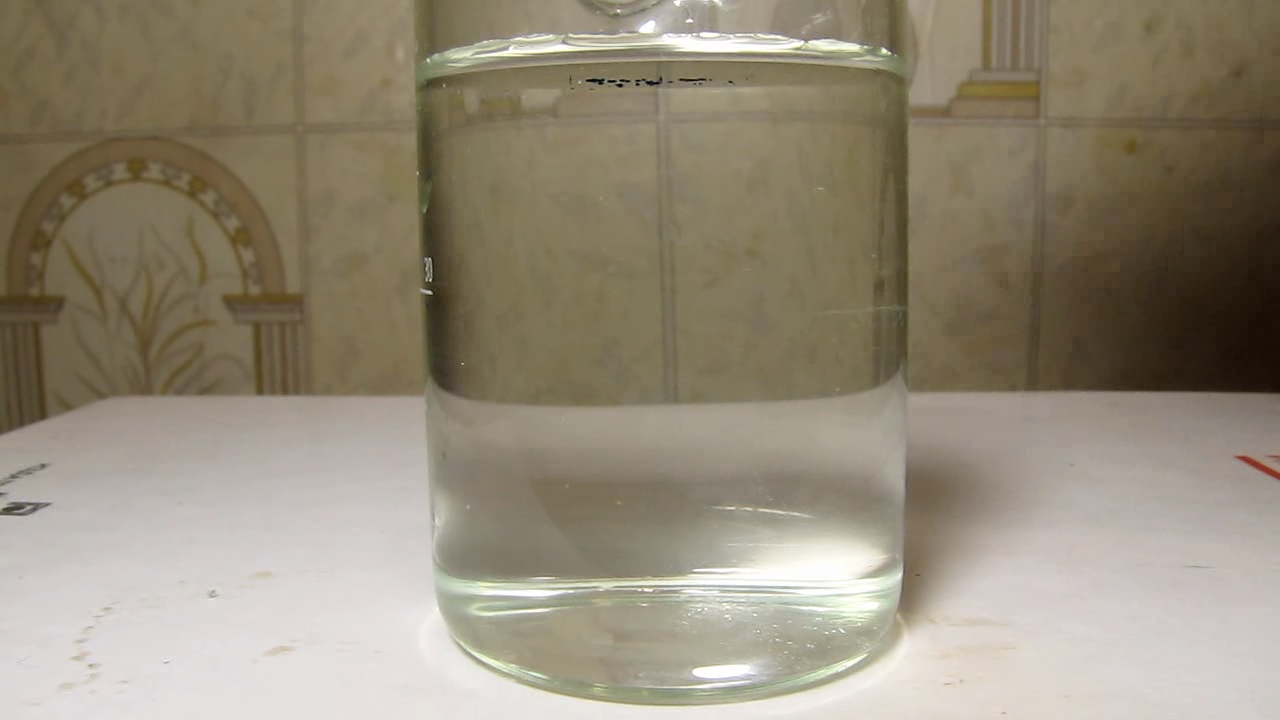 Methylene blue is dissolving in water
