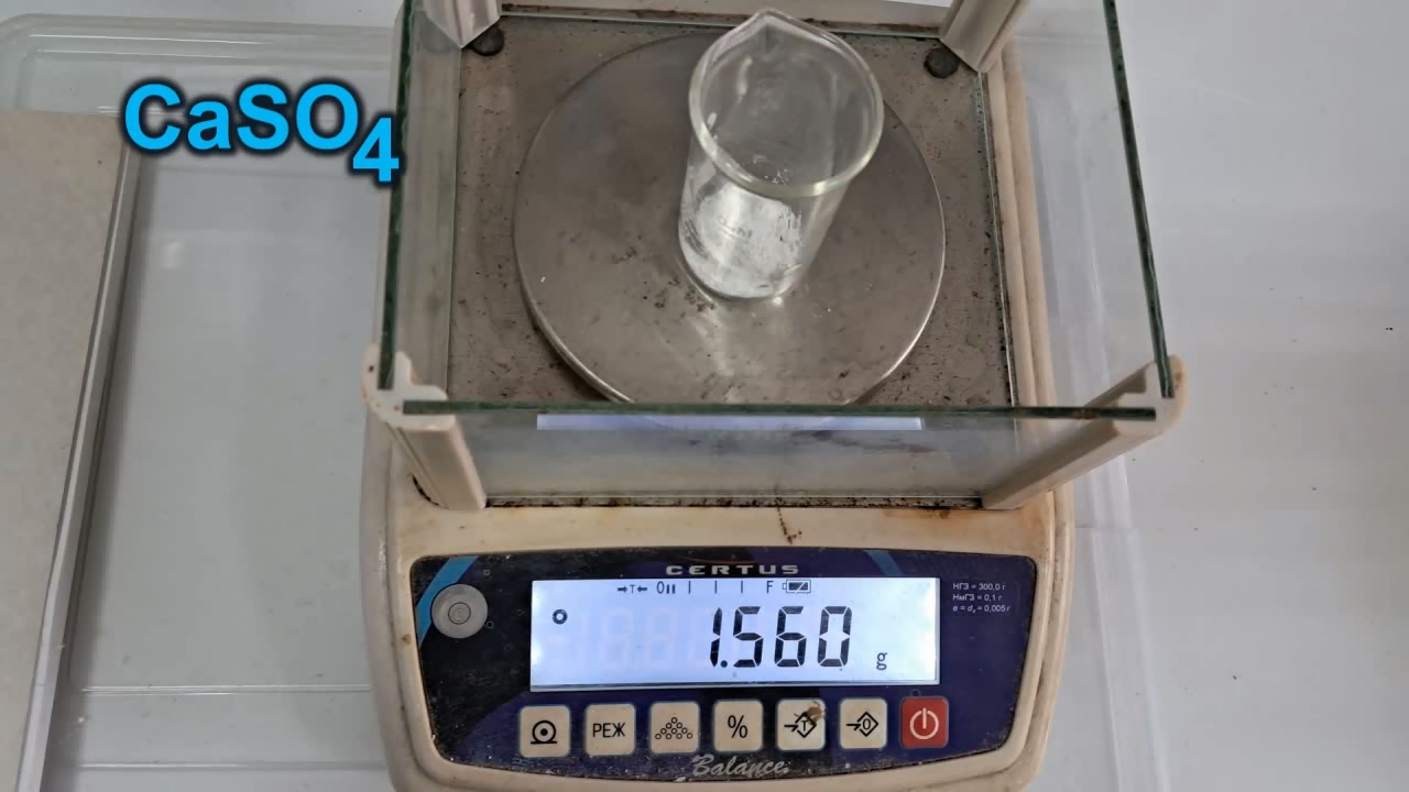 Dissolution of Calcium Sulfate in Hydrochloric Acid