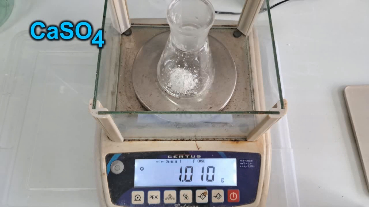 Dissolution of Calcium Sulfate in Hydrochloric Acid