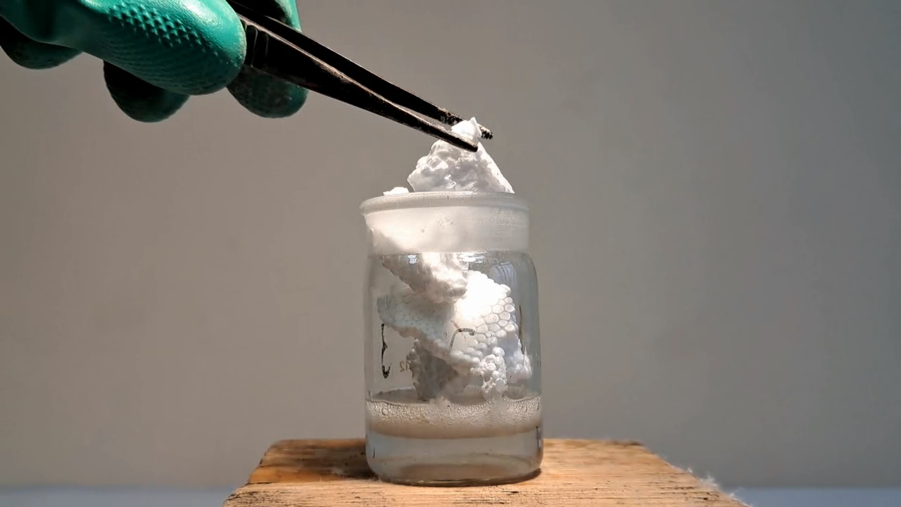 Dissolving Expanded Polystyrene in Methylene Chloride