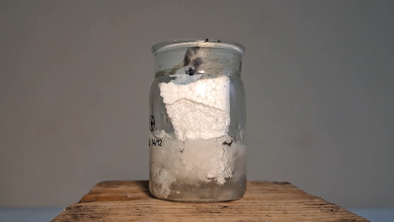 Dissolving Expanded Polystyrene in Tetrahydrofuran
