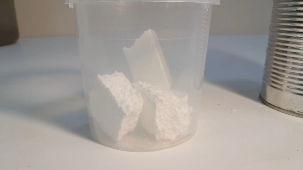 Dissolving Expanded Polystyrene in Tetrahydrofuran