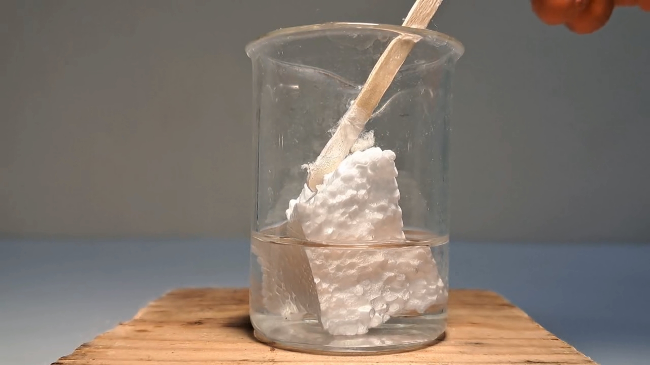 Dissolving Expanded Polystyrene in Hexane: What Could Go Wrong?