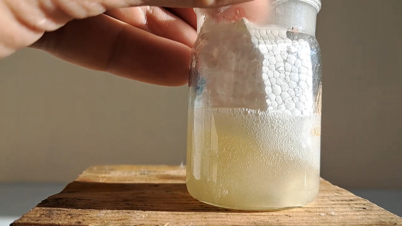 New Year's Day in the Laboratory. Dissolving Polystyrene in Dimethylformamide