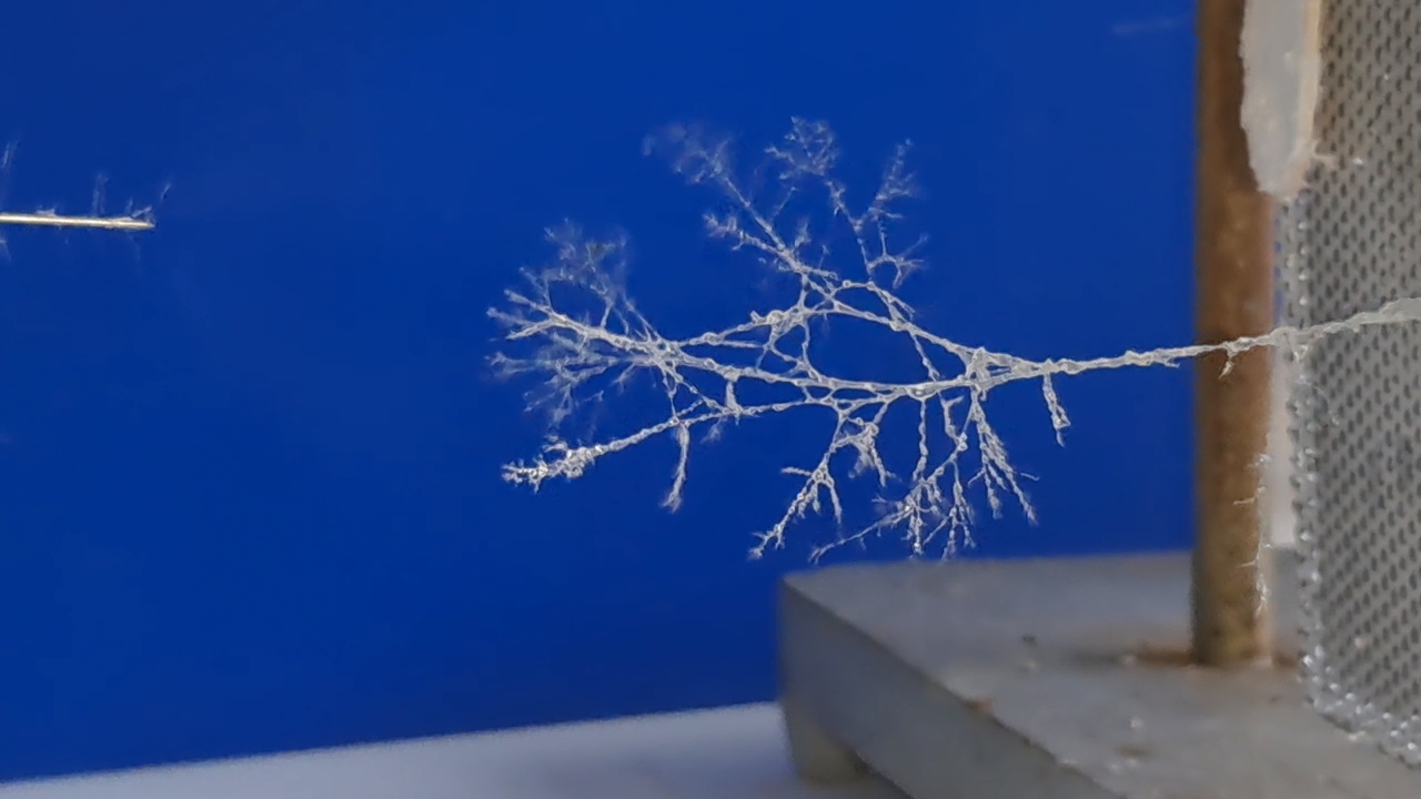 Electrospinning: Solution of PVDF in DMF