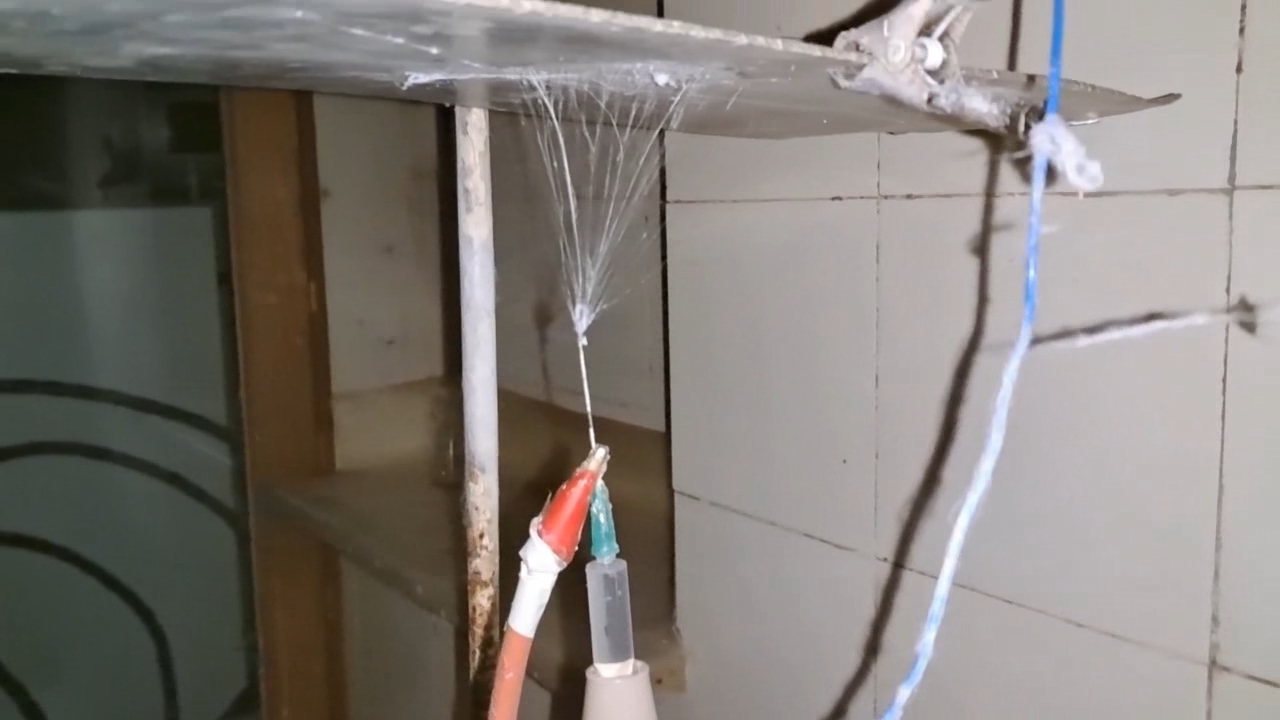 Electrospinning: Solution of Polymethyl Methacrylate (PMMA) in Methylene Chloride