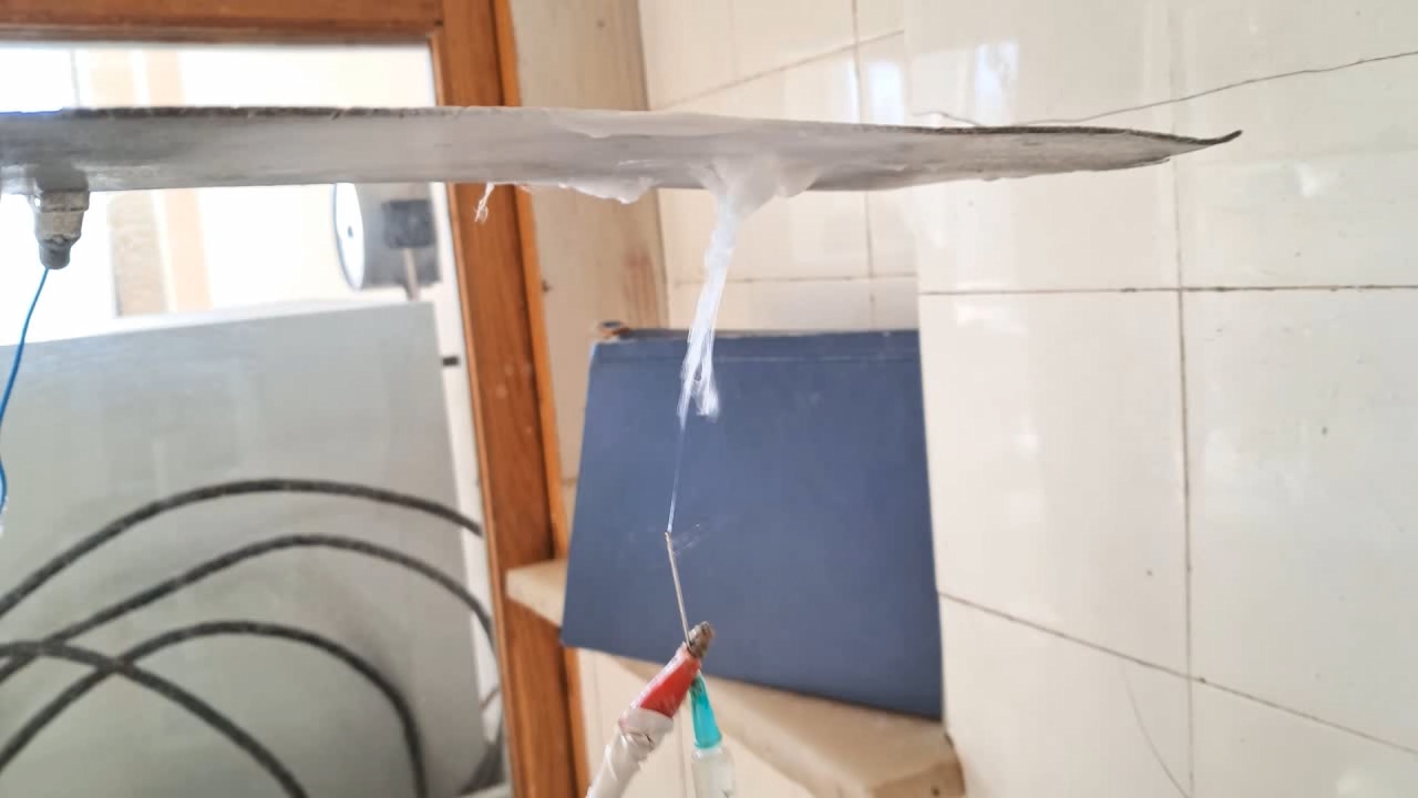 Electrospinning: Solution of Polystyrene in Dimethylformamide