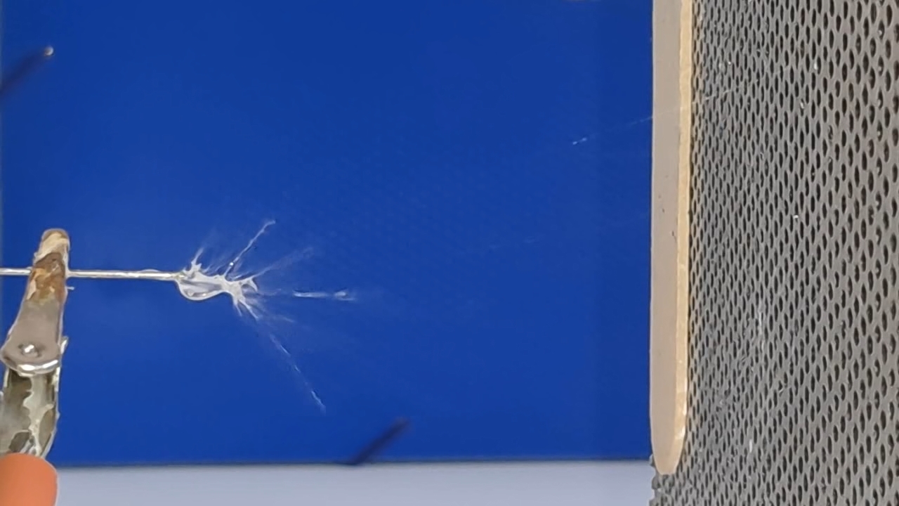 Electrospinning: Solution of Polystyrene in Surrogate Acetone (Trial Experiment)