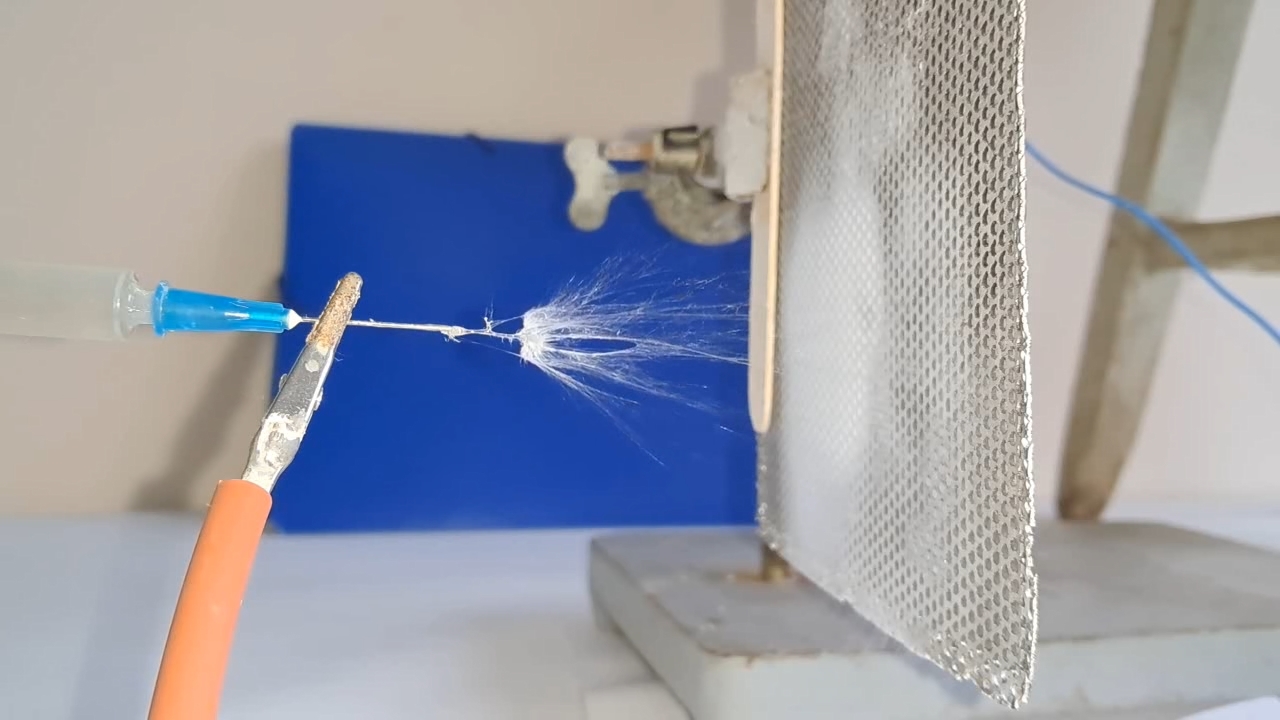 Electrospinning: Solution of Polystyrene in Surrogate Acetone (Trial Experiment)