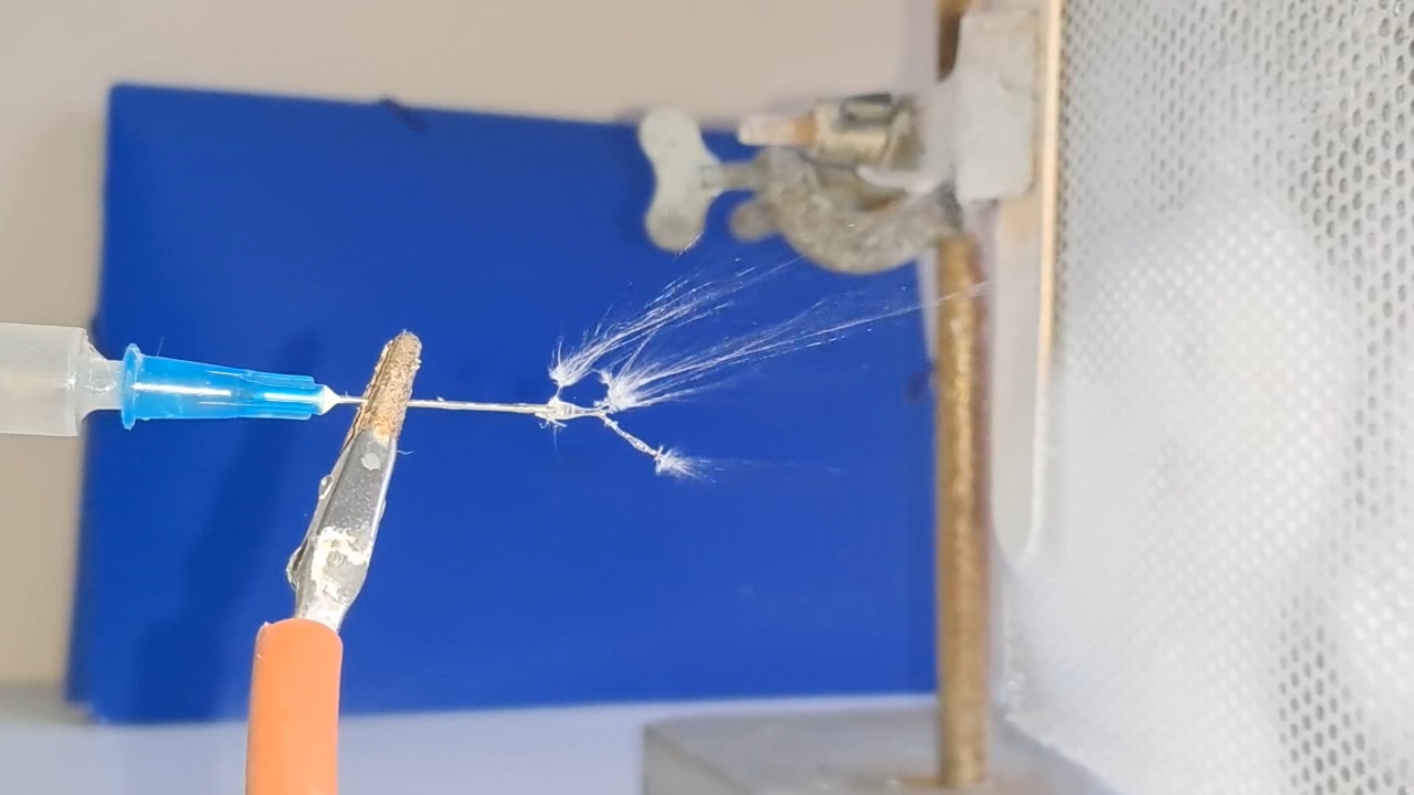 Electrospinning: Solution of Polystyrene in Surrogate Acetone (Trial Experiment)