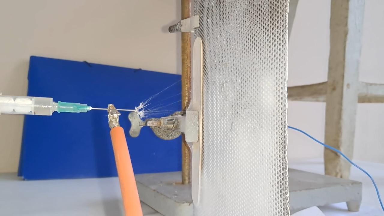 Electrospinning: Solution of Polystyrene in Surrogate Acetone (Trial Experiment)