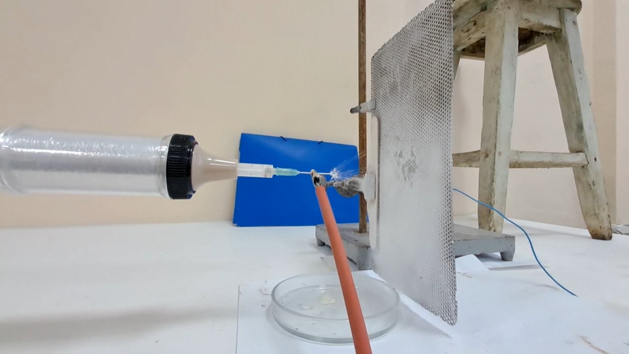 Electrospinning: Solution of Polystyrene in Surrogate Acetone (Trial Experiment)