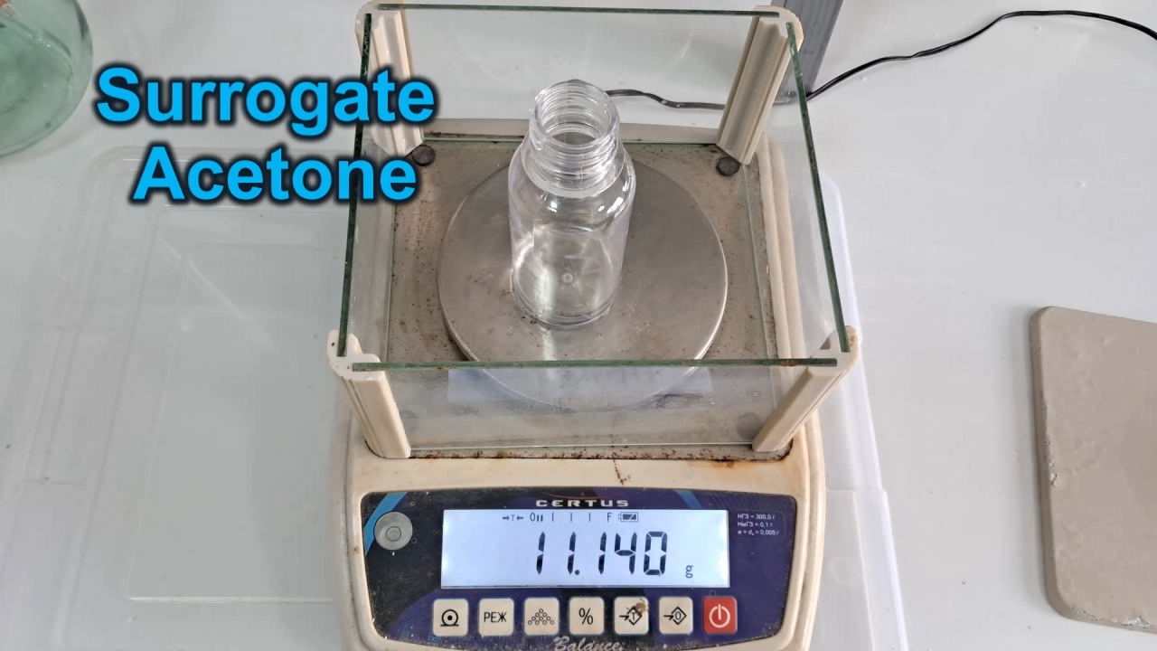 Methyl Acetate, Acetone, Surrogate Acetone, and Expanded Polystyrene