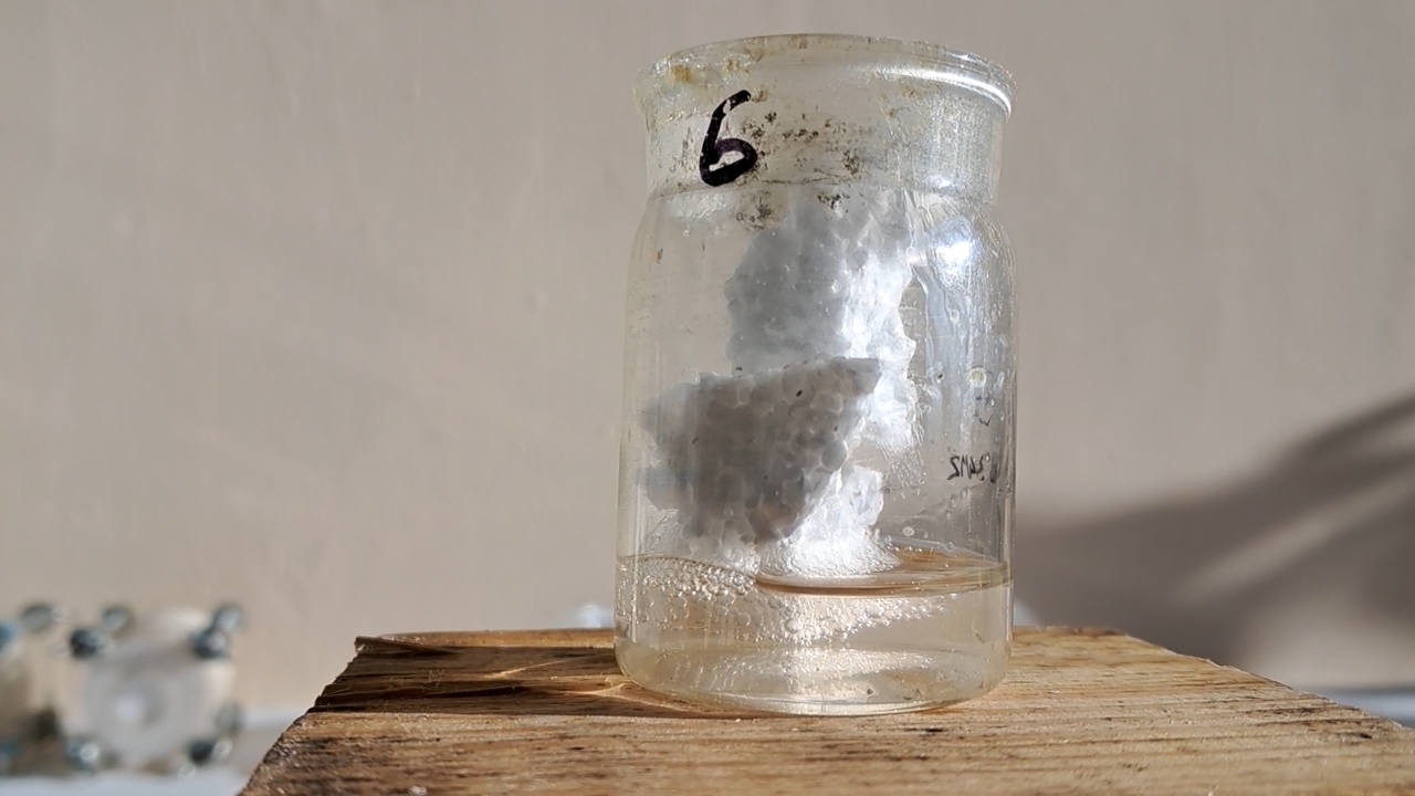 Electrospinning: Solution of PMMA and Polystyrene in DMF