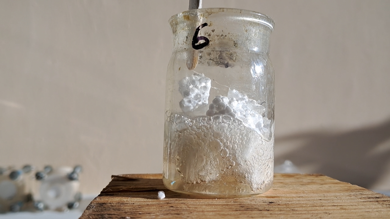 Electrospinning: Solution of PMMA and Polystyrene in DMF