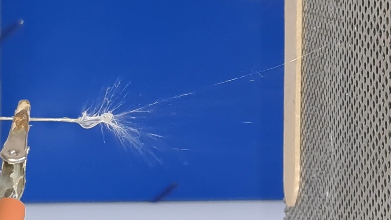Electrospinning: Solution of Polystyrene in Surrogate Acetone (Trial Experiment)